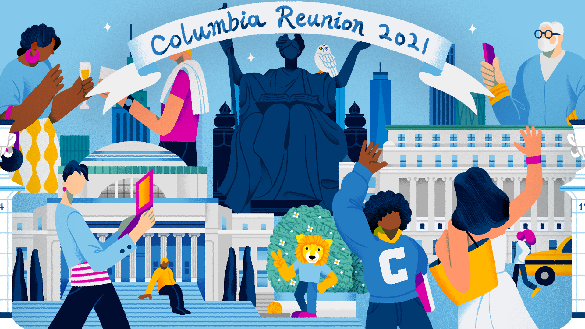 Columbia Reunion 2021 Zoom Background Columbia College Alumni Association