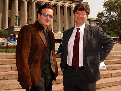 Jeffrey Sachs with Bono