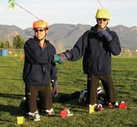 Sean Duffy and Leo Chau preparing for their crawl